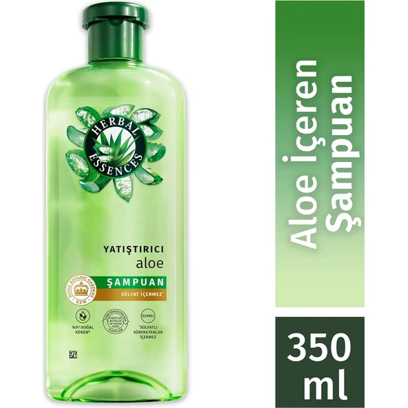 Herbal Essences Sülfatsız Yatıştırıcı Aloe İçeren Şampuan 350 ml ürün görseli 1