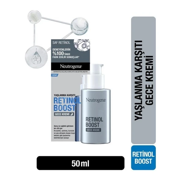 Neutrogena Retinol Boost Gece Kremi 50 ml ürün görseli 1