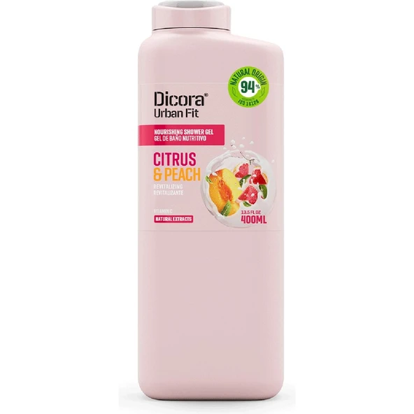 Urban Fit Duş Jeli C Vitamini Narenciye & Kayısı 400 ml ürün görseli 1