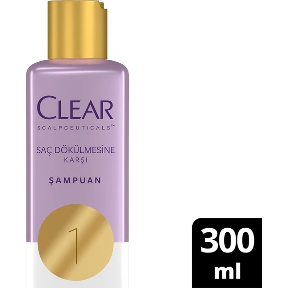Clear Scalpceuticals Saç Bakım Şampuanı Saç Dökülmesine Karşı 300 ml ürün görseli 1