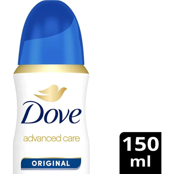 Dove Kadın Sprey Deodorant Original 150 ml – 72 Saat Koruma, Pro-Ceramid, %0 Alkol, Hassas Ciltlere Uygun ürün görseli 1