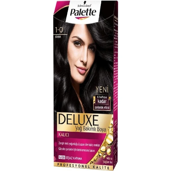 Palette Deluxe Deluxe Saç Boyası 1 0 Siyah ürün görseli 1
