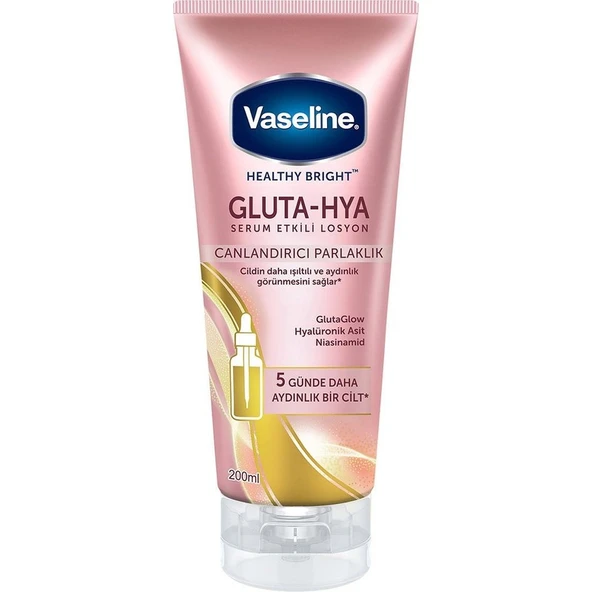 Vaseline Gluta Hya Serum Etkili Losyon Canlandırıcı Parlaklık 200 ml ürün görseli 1