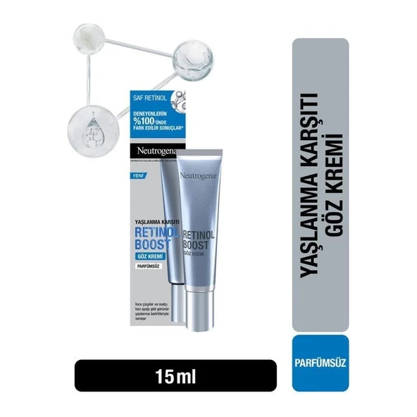 Neutrogena Göz Kremi Saf Retinol 15 ml Yaşlanma Karşıtı ürün görseli 1