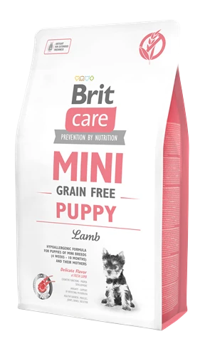 Brit Care Mini Irk Yavru Köpekler İçin, Tahılsız, Hipoalerjenik Kuzu Etli Kuru Mama 2 kg ürün görseli 1