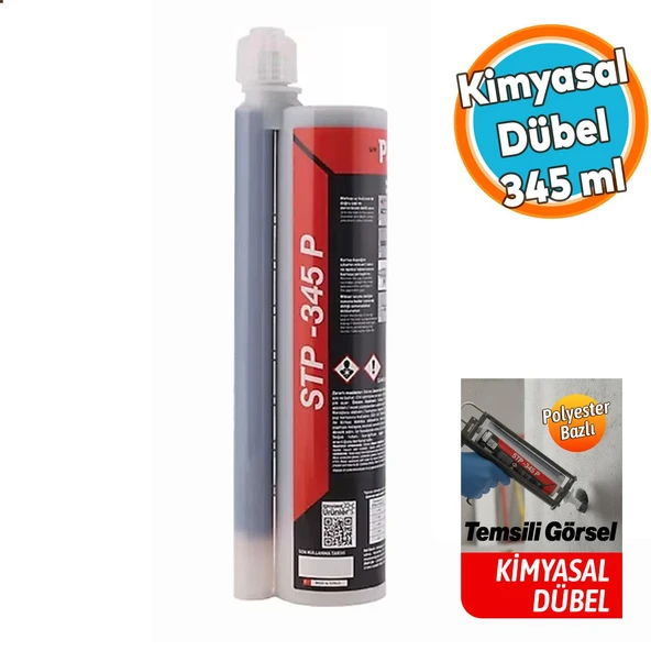 Kimyasal Dübel Polyester Bazlı 345 ml Profesyonel Ankraj Malzemesi Polyester Bazlı Kimyasal Dübel ürün görseli 1