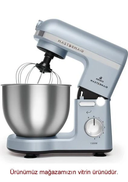 Karaca Mastermaid Chef 1500 W 5 lt Açık Mavi Stand Mikser ürün görseli 1