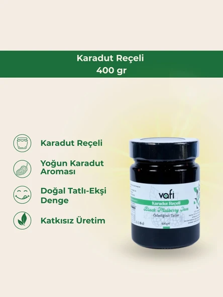 Karadut Reçeli 400 gr 1 ADET - Resim 2