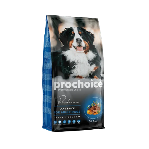Prochoice Yetişkin Köpekler İçin, Hipoalerjenik, Kuzu Etli Ve Pirinçli Kuru Mama 18 kg ürün görseli 1