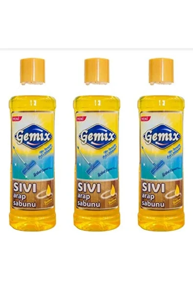 Gemix Sıvı Arap Sabunu 1000 ml X 3 Adet ürün görseli 1