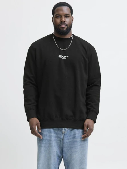 Jack Jones Soho Bisiklet Yaka Büyük Beden Erkek Sweat 12284682 ürün görseli 1
