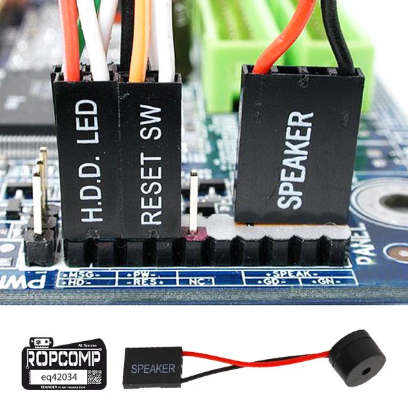 Ropcomp Anakart Uyumlu BIOS Buzzer 4 Pin - Resim 4
