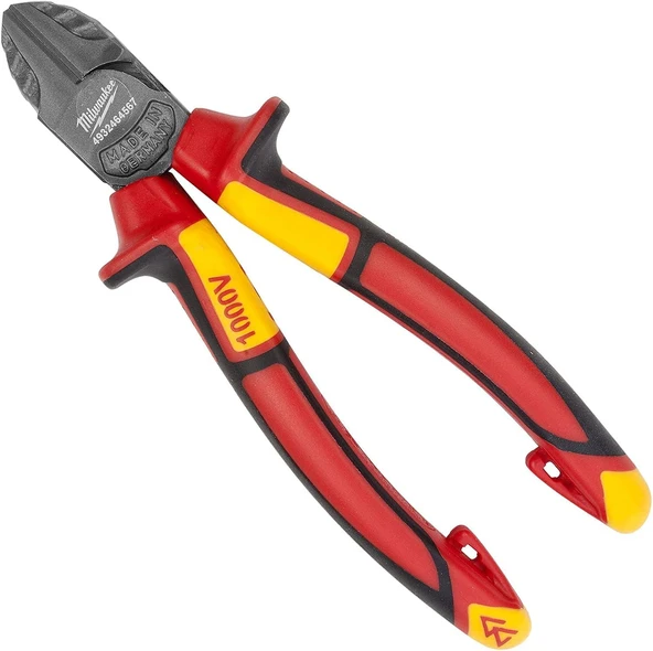 Milwaukee Ağır Hizmet Tipi VDE Elektrikçi İzoleli Yan Keski 160mm - T4932464567 ürün görseli 1