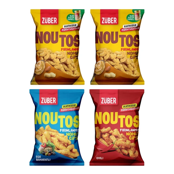 Züber Noutos Nohut 55 gr 4 lü Karma Paket ürün görseli 1