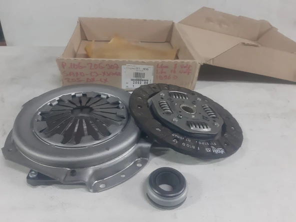 Debriyaj Seti-Baskı ve Balata ve Rulman Benzinli  Peugeot P106-P207-P307-P1007-Cıtroen-C2-C3-Xsara-205-Bx-LX-1400cc 8 valf Peugeot kodu 205286 Marka Valeo ürün görseli 1