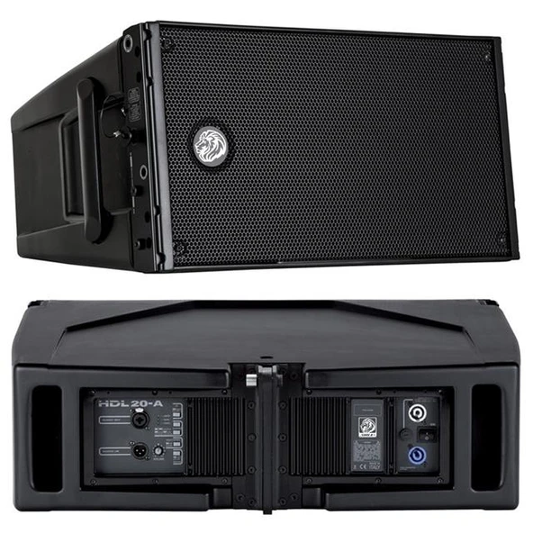 Shile HDL20-A 2X10" 1400 Watt 2 Yollu Profesyonel Aktif Line Array Kabin Hoparlör ürün görseli 1