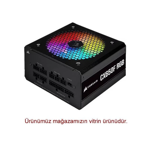 Corsair CX Series CX650F RGB CP-9020217-EU 650 W Power Supply ürün görseli 1