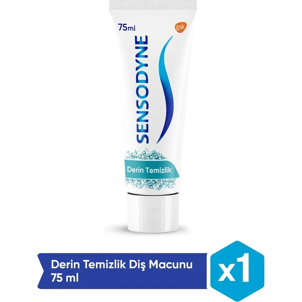 Sensodyne Diş Macunu Derin Temizlik Günlük Koruma 75 ml Hassas Dişler İçin ürün görseli 1