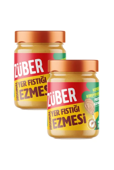 Züber Original Fıstık Ezmesi 315 Gr x 2 Adet ürün görseli 1