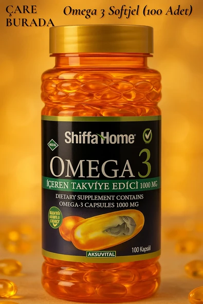 Omega 3 Softjel 1000 mg (100 Adet) ürün görseli 1