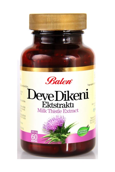 BALEN Deve Dikeni Ekstraktı Kapsülü  Devedikeni 60 Kapsül 375 Mg ürün görseli 1