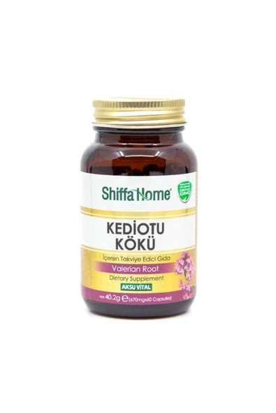 SHİFFA HOME Aksu Vital Kediotu Kökü Valerian Roof Kedi Otu 670 Mg X 60 Kapsül ürün görseli 1