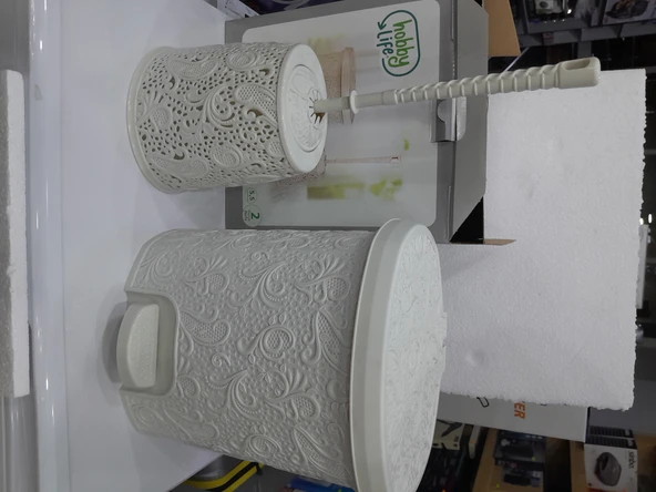 Hobby Life Pedallı Çöp Kovası ve WC Fırçası ürün görseli 1