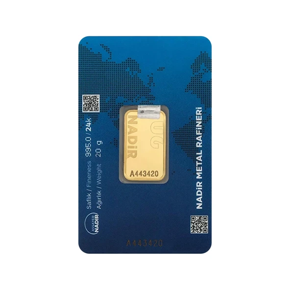 20 gr 24 Ayar Nadir Gram Altın - Resim 2