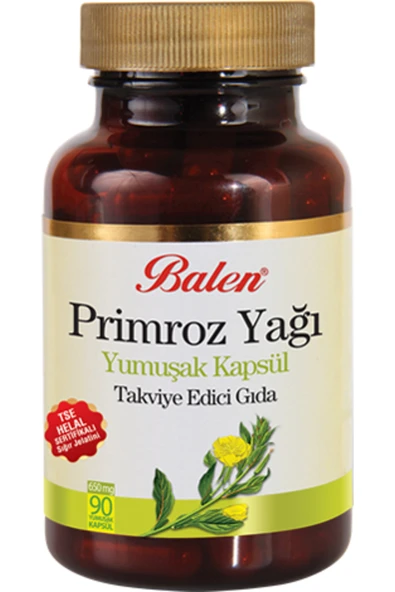 BALEN Primroz Yağı Yumuşak Kapsül ürün görseli 1