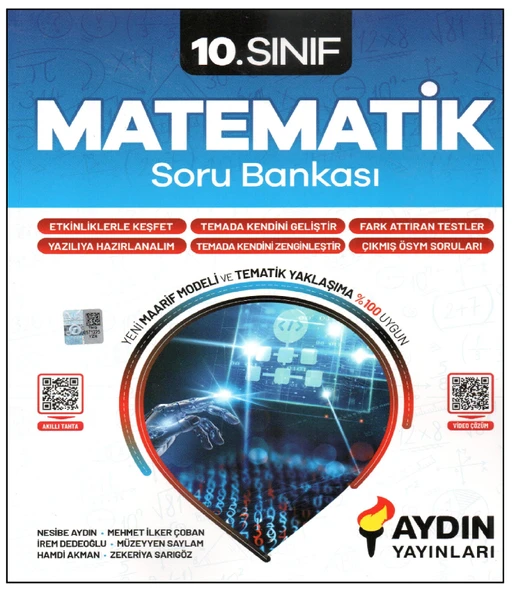 Aydın 10. Sınıf Matematik Soru Bankası ürün görseli 1