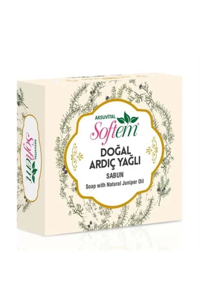 SOFTEM Doğal Ardıç Yağlı Sabun 130 Gr ürün görseli 1