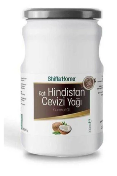 SHİFFA HOME Sepetse Katı Hindistan Cevizi Yağı 330ml Soğuk Pres %100 Saf Sızma Katı Hindistan Cevizi Yağı ürün görseli 1