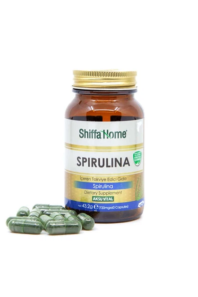 SHİFFA HOME Spirulina Yosun 720mg 60 Kapsül Aksu Vital ürün görseli 1