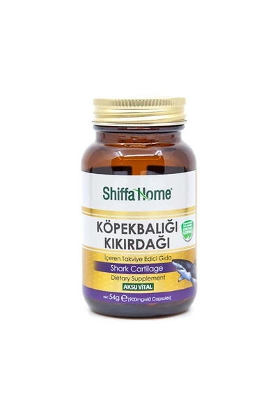 SHİFFA HOME Aksu Vital Köpek Balığı Kıkırdağı Shark Cartilage Köpekbalığı Kıkırdağı 60 Kapsül ürün görseli 1