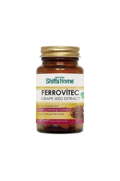 SHİFFA HOME Ferrovitec Kapsül - Üzüm Çekirdeği Kapsulü - Demir ürün görseli 1