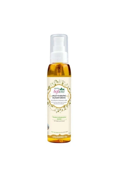 SOFTEM Argan Ve Keratinli Saç Bakım Serumu 125 ml. ürün görseli 1