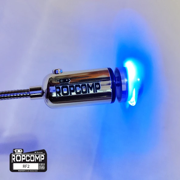 Ropcomp Mini USB LED Fan + Type-C Dönüştürücü - Resim 2