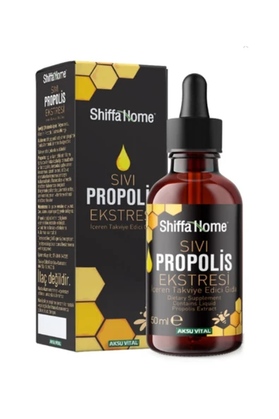 AKSU VİTAL Shiffa Home Sıvı Propolis Ekstresi 50 ml %100 Doğal ürün görseli 1
