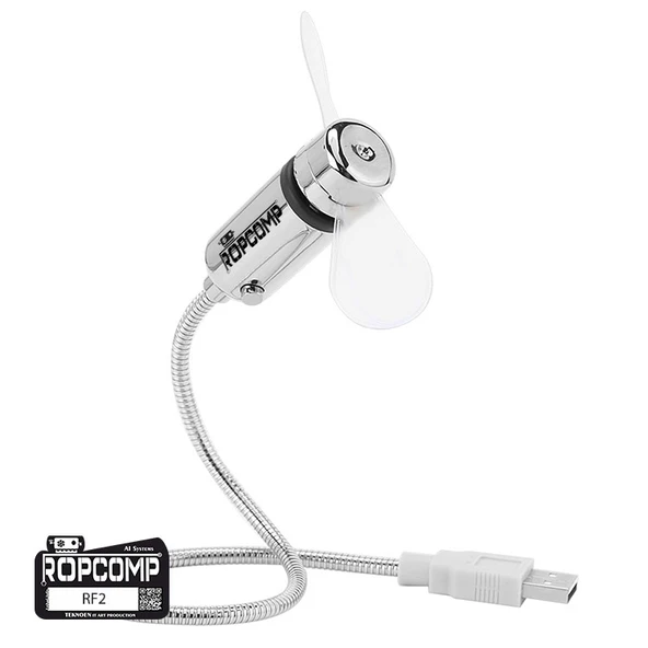 Ropcomp Mini USB LED Fan + Type-C Dönüştürücü ürün görseli 1