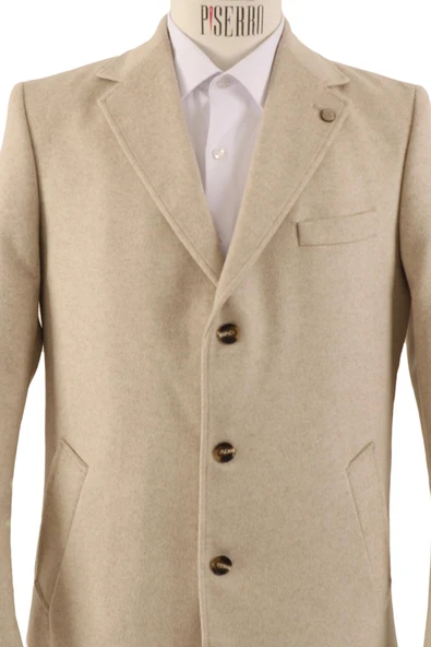 Erkek Slim Fit Kaban - Resim 12