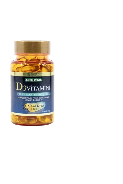 AKSU VİTAL Vitamin D3 60 Softjel ürün görseli 1