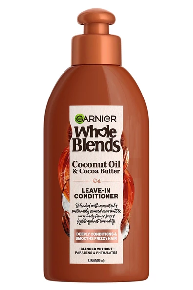 Garnier Whole Blends Hindistan Cevizi ve Kakao Yağı Özlü Pürüzsüzleştirici Durulanmayan Saç Kremi 150ML ürün görseli 1