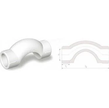 Fırat Boru Beyaz C Kavis 25mm ürün görseli 1