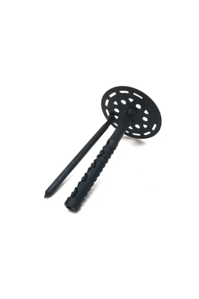 PİYADAN Piyadan Plastiik Siyah Strafor Dübeli 12cm (500 Adet) ürün görseli 1