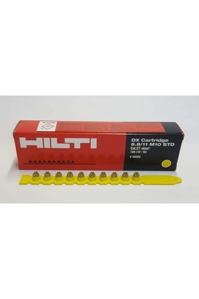 Hilti Barut Sarı Barut Kapsül 100 Adet/Kutu ürün görseli 1