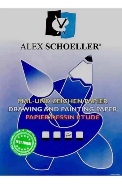 Alex Schoeller Resim Kağıdı 35X50 Cm 120 Gram 20'Li Poşet Alx-794  A.Kgt.Rsm.120.72 ürün görseli 1