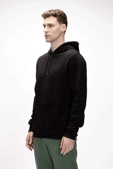 BAD BEAR Sea Si̇yah Kapüşonlu Erkek Sweatshirt - Resim 2