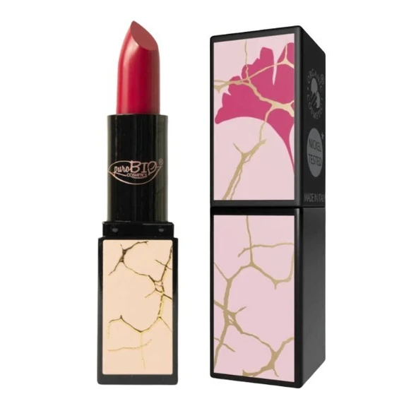 PuroBio Lipstick Creamy Matte -  02 Fucsia Vibes Limited ürün görseli 1