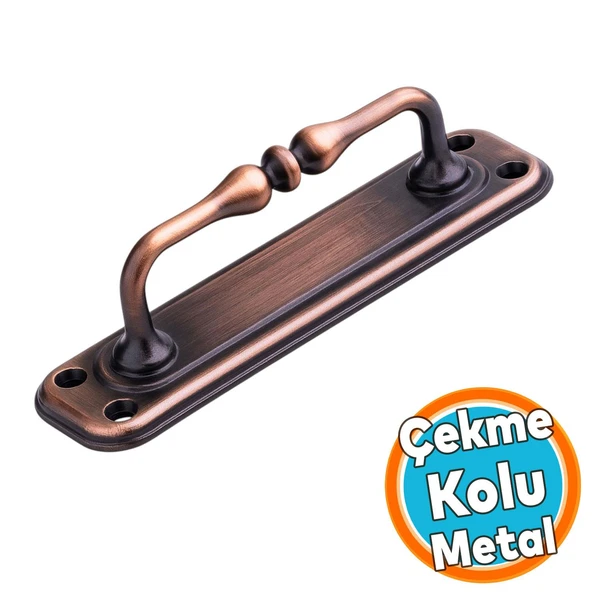 Metal Kapı Çekme Kolu 14.5 cm Tutamağı Kulp Kulpları Dolap Mobilya Dolap Çekmece Antik Bakır ürün görseli 1