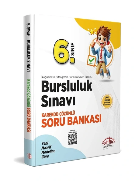 Editör Yayınları 6. Sınıf Bursluluk Sınavı Soru Bankası ürün görseli 1